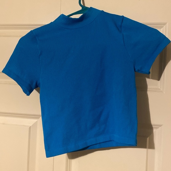 UO Blue Baby Tee - Picture 1 of 3